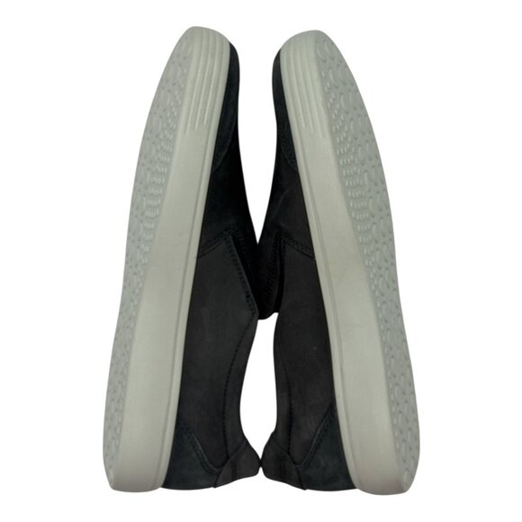 Ecco Mens Gray Slip-On Leather Shoes Sz 46-12 US Danish Design Casual Sneakers - Picture 9 of 14